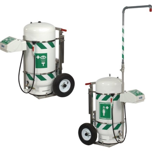 HUGHES, PORTABLE INTERIM SAFETY SHOWER & EYEWASH